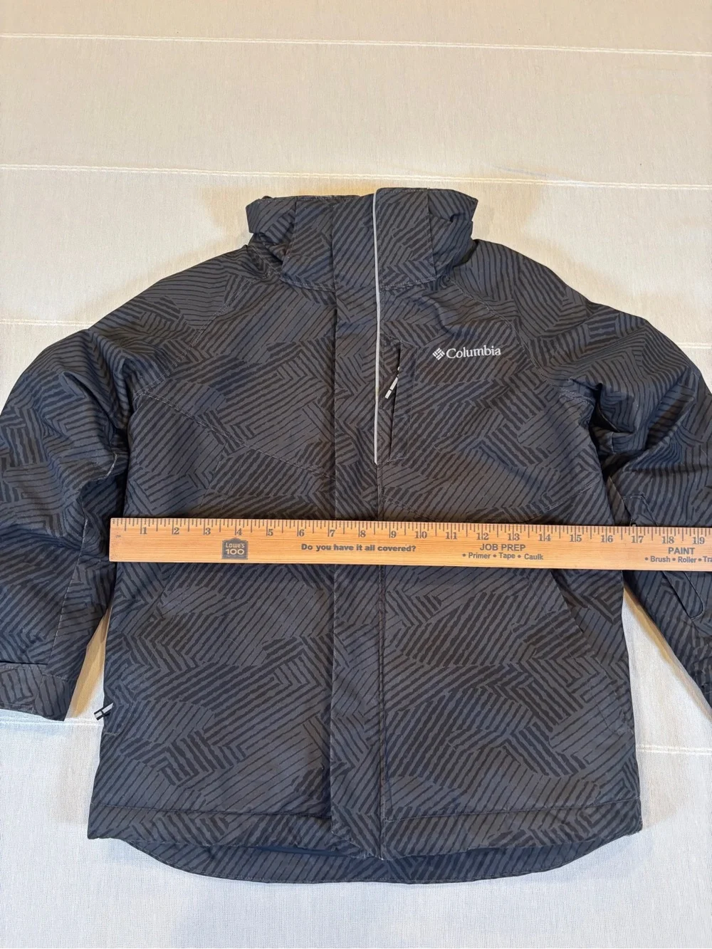 Columbia Kids 2T Outgrown Interchange Winter Jacket Omni-Tech Black Gray